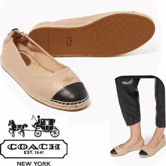 COACH Camryn Leather Espadrille Shoes - Picture 3 of 3